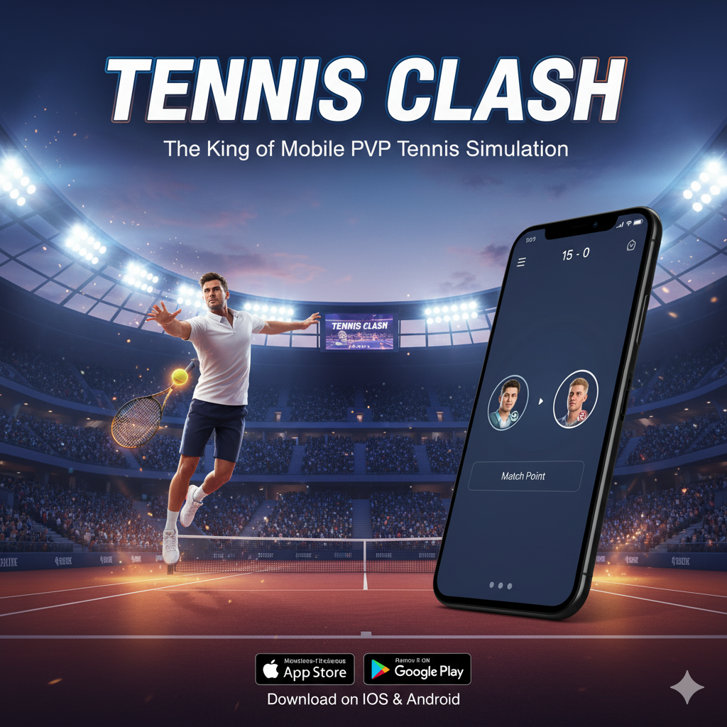 Tennis Clash Review: The King of Mobile PvP Tennis Simulation